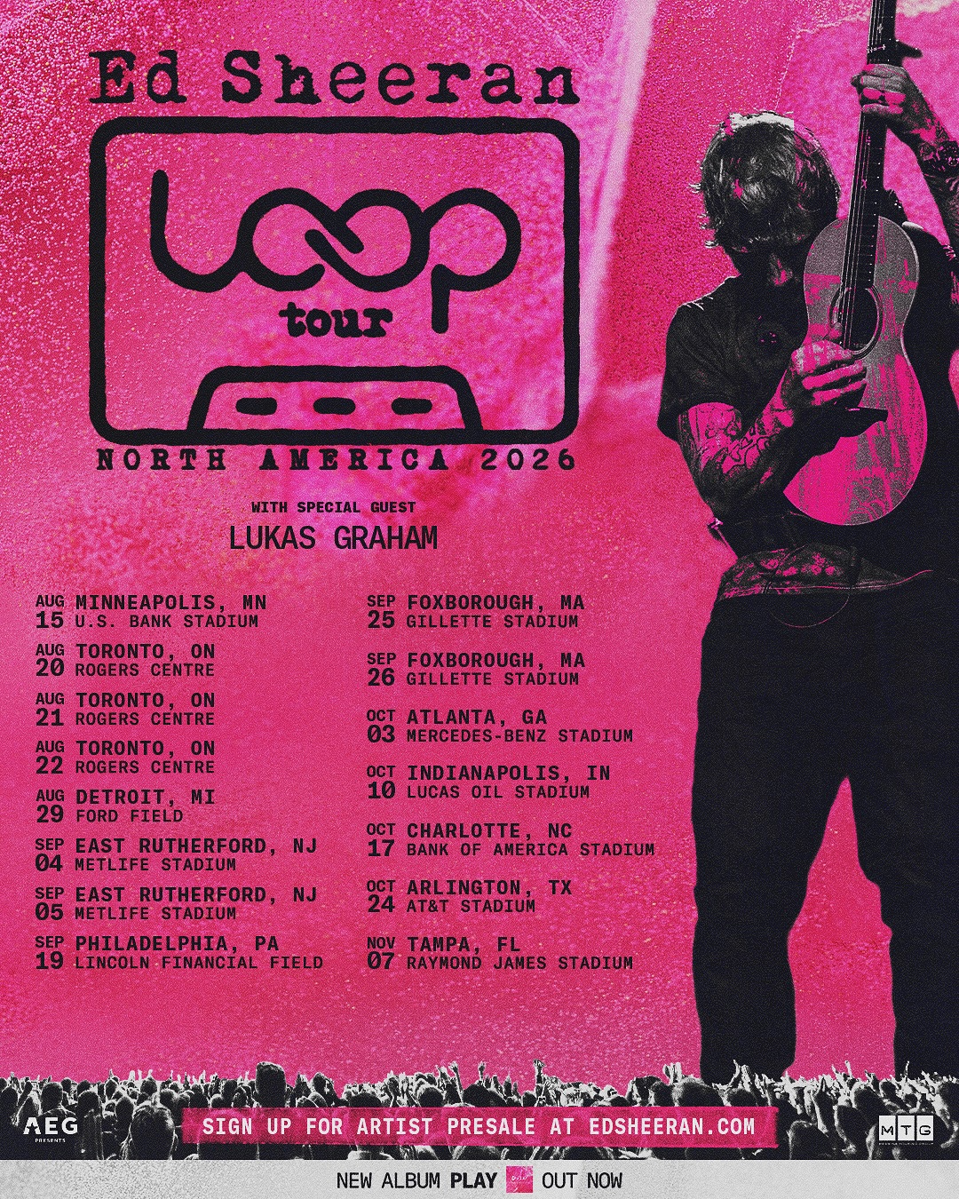 Lukas Graham Loop Tour Poster 2026